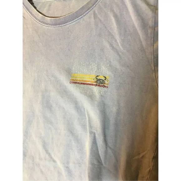 Womens Alvin’s Island Shirt Size Small Destin Florida Crab Island Tourist Purple - Picture 2 of 3